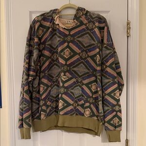 We The Free Multicolor Geometric Sweater